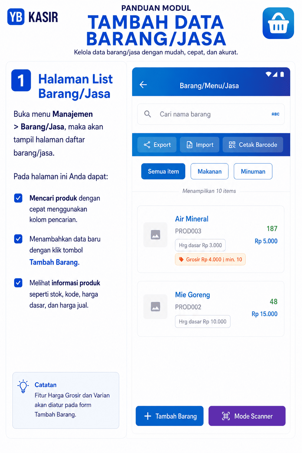 Tambah Barang